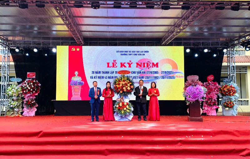 Kỷ niệm 20 năm thành lập Trường THPT Chu Văn An (27/9/2005 - 27/9/2025) và kỷ niệm 43 năm Ngày Nhà giáo Việt Nam (20/11/1982 - 20/11/2025)