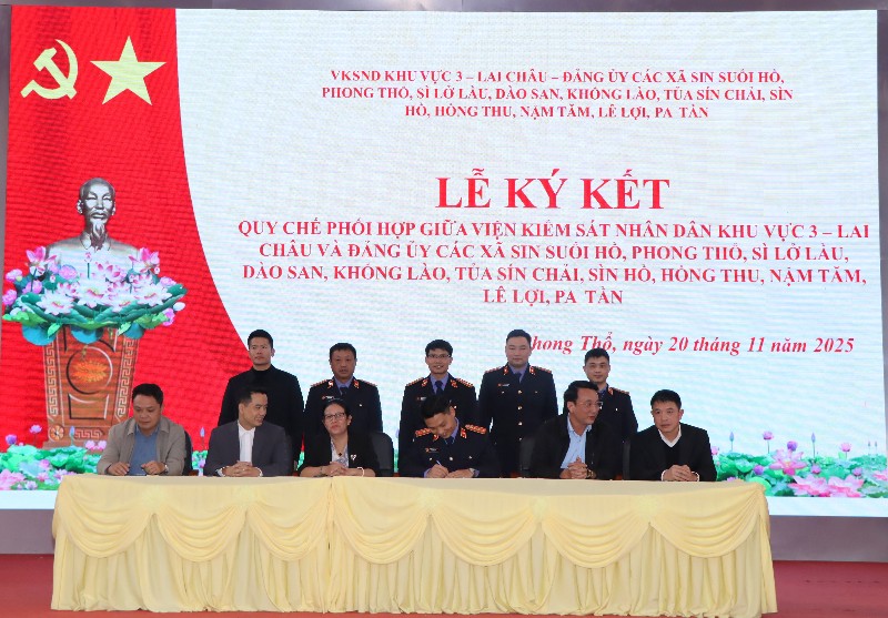 Ký kết quy chế phối hợp