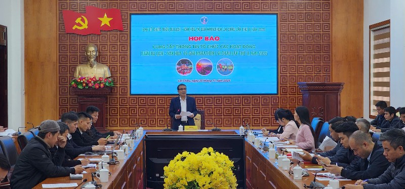 Họp báo cung cấp thông tin tổ chức các hoạt động Tuần Du lịch - Văn hoá và Giải Marathon Lai Châu lần thứ II, năm 2025