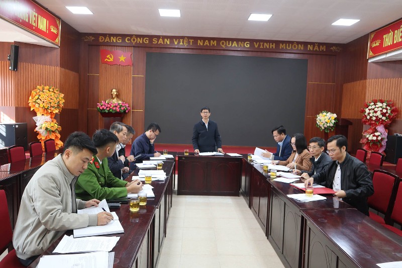 Họp Đoàn kiểm tra, giám sát hoạt động của Ban Chỉ đạo liên ngành về An toàn thực phẩm các xã, phường