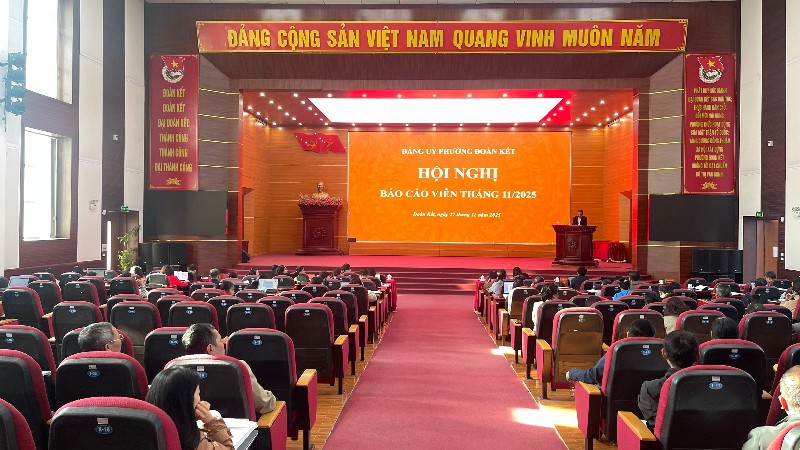Hội nghị báo cáo viên tháng 11/2025