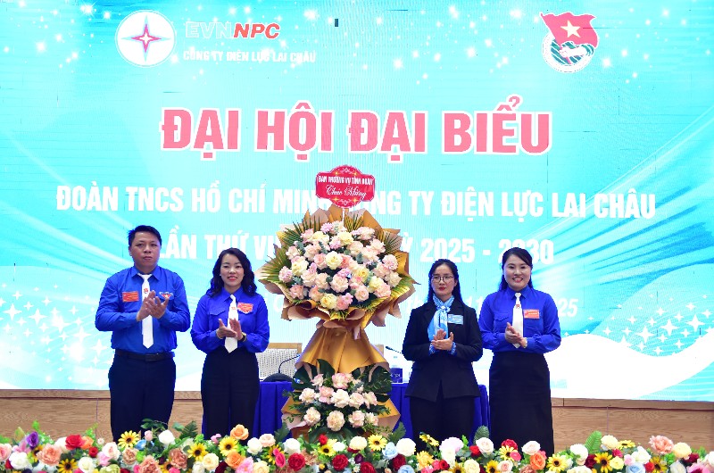 Đại hội Đại biểu Đoàn TNCS Hồ Chí Minh Công ty Điện lực Lai Châu lần thứ VIII, nhiệm kỳ 2025 - 2030