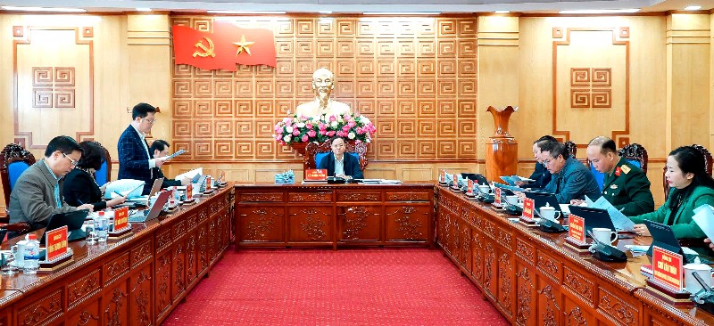 Họp Ban Thường vụ Tỉnh uỷ