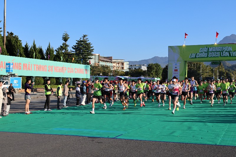 1.500 vận động viên tham gia Giải Marathon lần thứ II, năm 2025