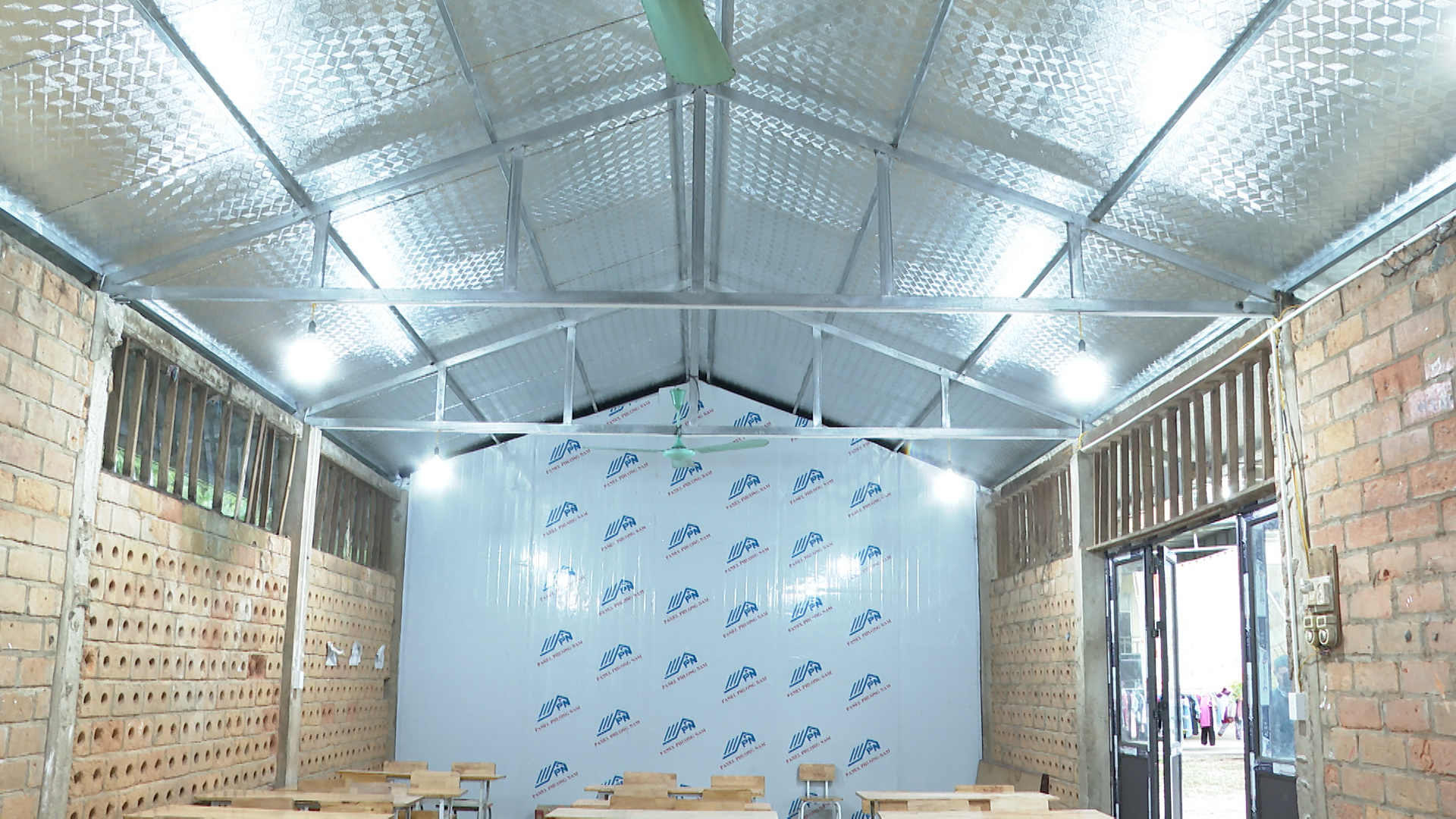 Phòng học sau khi đã hoàn thiện 