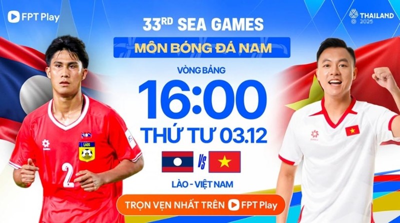 Lịch thi đấu SEA Games 33 (3-12): U22 Việt Nam so tài U22 Lào
