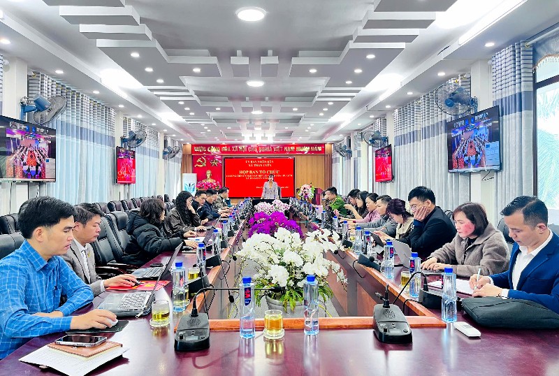 Họp Ban Tổ chức Chương trình “Chào năm mới”, Tuần Văn hóa - Du lịch xã Than Uyên năm 2026