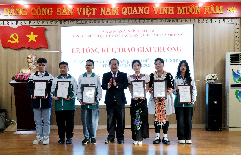 26 dự án được trao thưởng tại Cuộc thi sáng tạo thanh, thiếu niên, nhi đồng tỉnh năm 2025