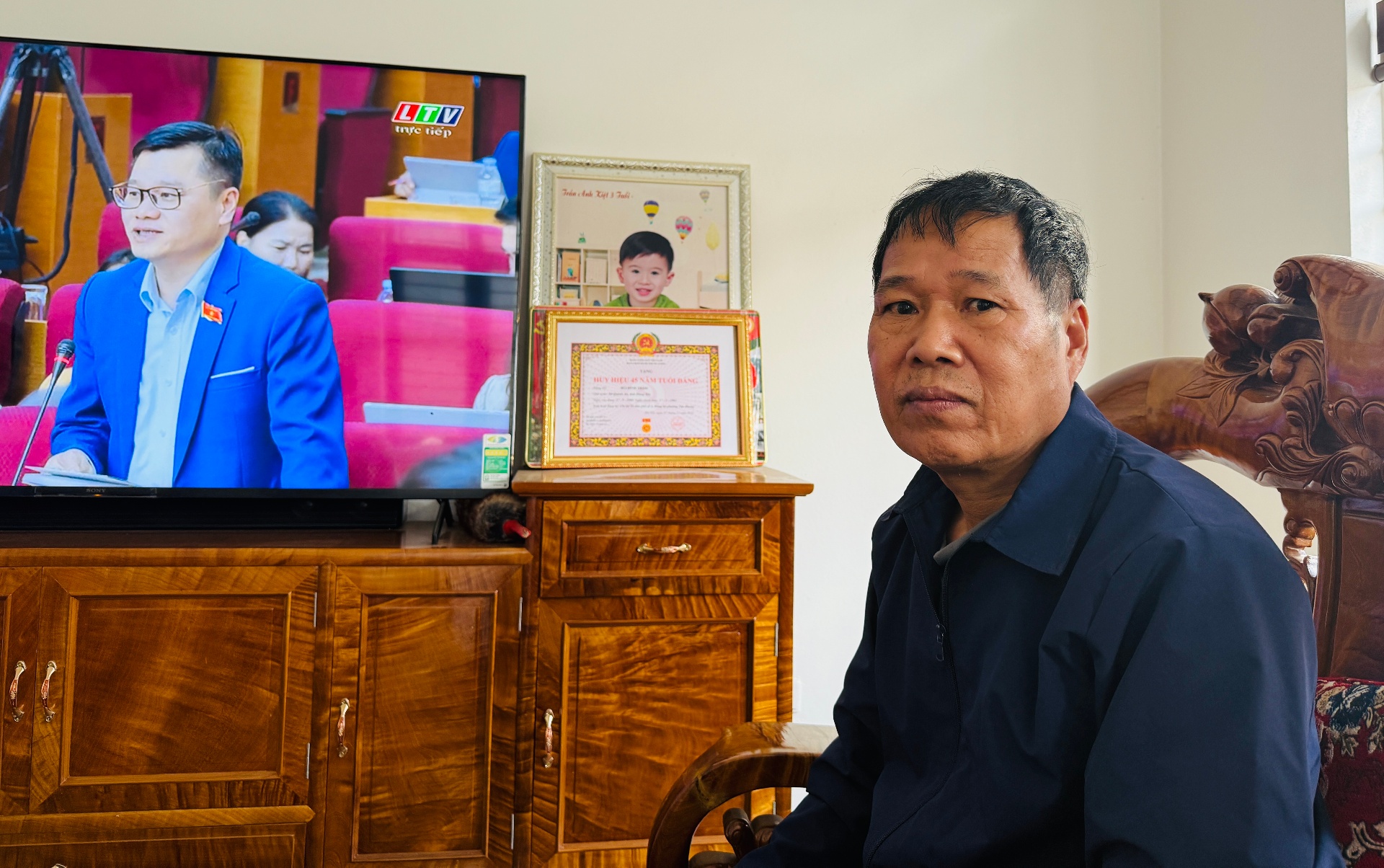 Ông Tạ Hữu Lai – Cán bộ hưu trí Tổ 4 phường Tân Phong