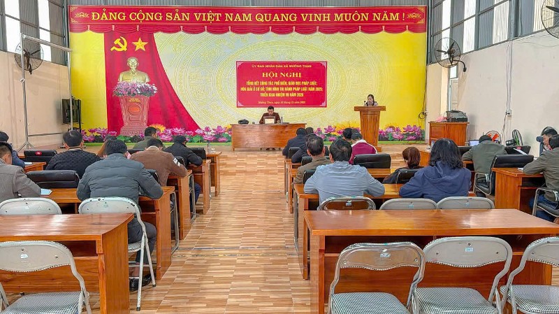 Tổng kết công tác phổ biến, giáo dục pháp luật năm 2025