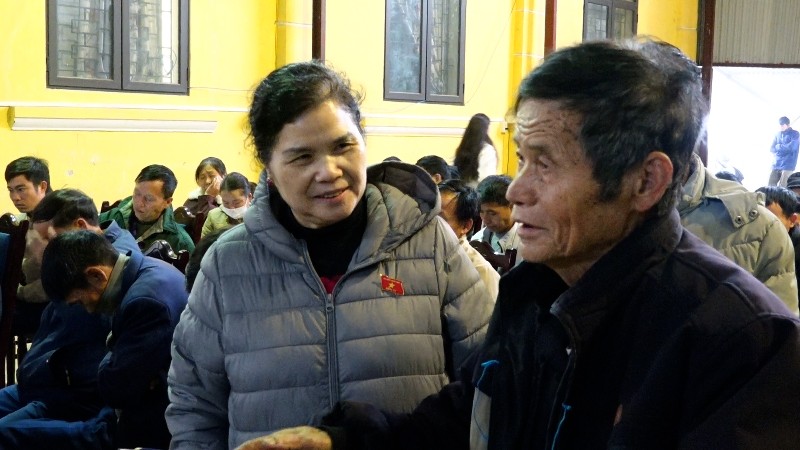 Đoàn Đại biểu Quốc hội tỉnh: Tiếp xúc cử tri xã Hồng Thu