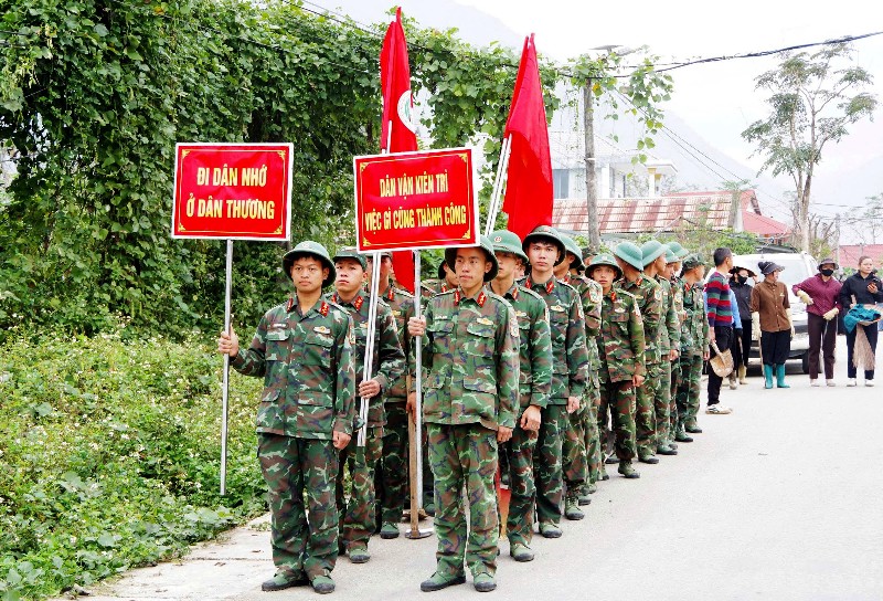 Ra quân thực hiện các nội dung xây dựng nông thôn mới 