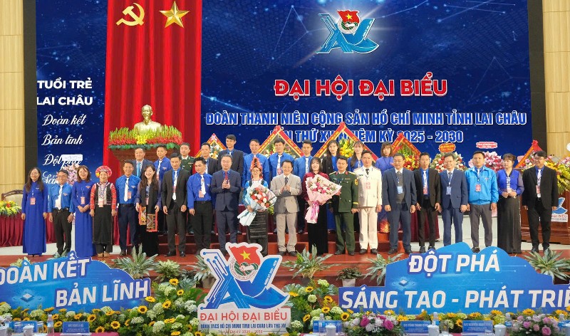 Đại hội Đại biểu Đoàn TNCS Hồ Chí Minh tỉnh Lai Châu lần thứ XV, nhiệm kỳ 2025 - 2030 thành công tốt đẹp