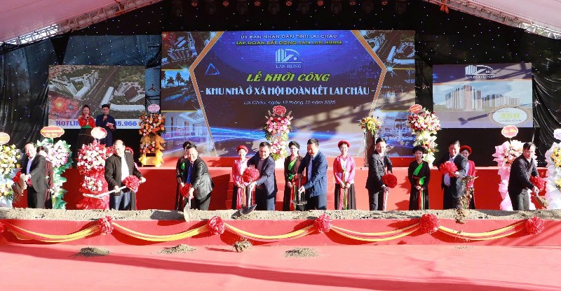 Khởi công Dự án Nhà ở xã hội Đoàn Kết Lai Châu