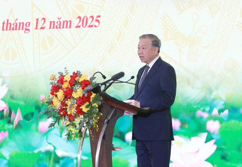 Phát biểu của Tổng Bí thư Tô Lâm tại Hội nghị toàn quốc tổng kết công tác Tuyên giáo và Dân vận năm 2025