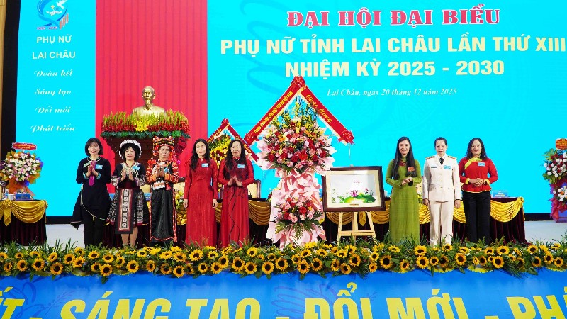 Đại hội Đại biểu Phụ nữ tỉnh Lai Châu lần thứ XIII, nhiệm kỳ 2025-2030