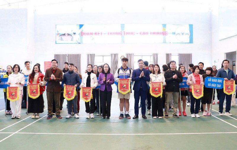Khai mạc giải Pickleball tranh cúp Báo và phát thanh, truyền hình tỉnh năm 2025