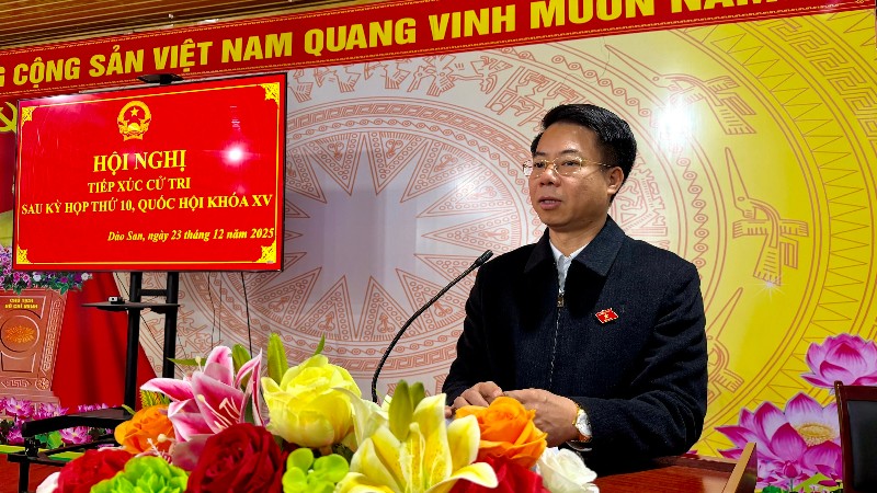 Tiếp xúc cử tri sau Kỳ họp thứ 10, Quốc hội khóa XV