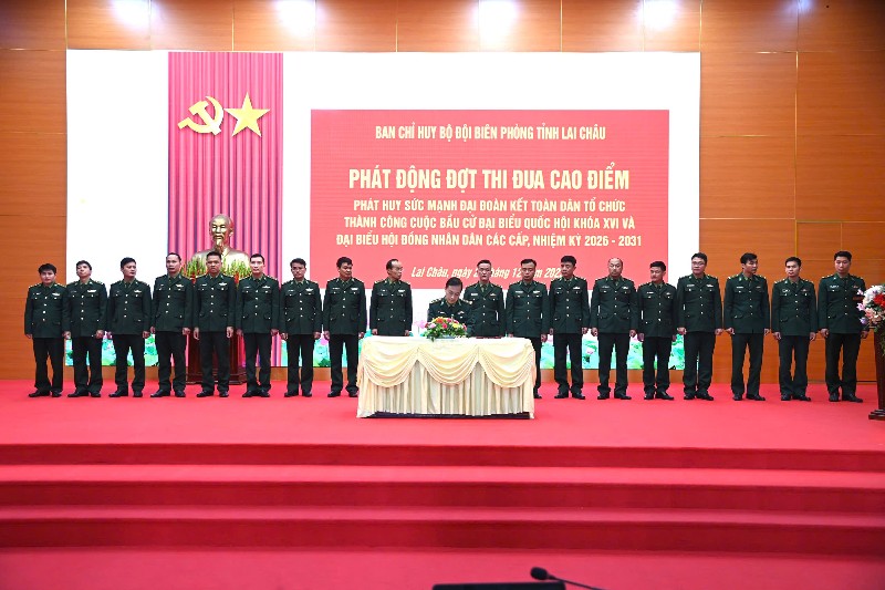 Phát động đợt thi đua cao điểm phát huy sức mạnh đại đoàn kết toàn dân tổ chức thành công cuộc bầu cử đại biểu Quốc hội và đại biểu HĐND các cấp 