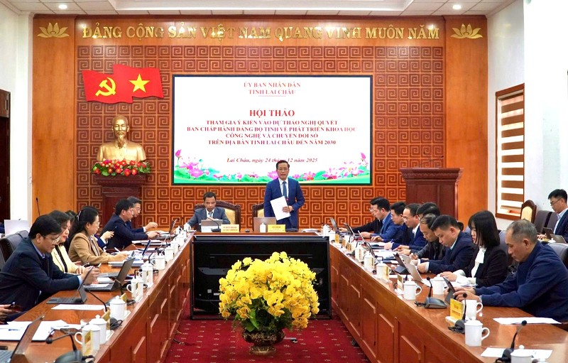 Hội thảo tham gia ý kiến vào dự thảo Nghị quyết, Đề án của Ban Chấp hành Đảng bộ tỉnh về phát triển khoa học công nghệ và chuyển đổi số