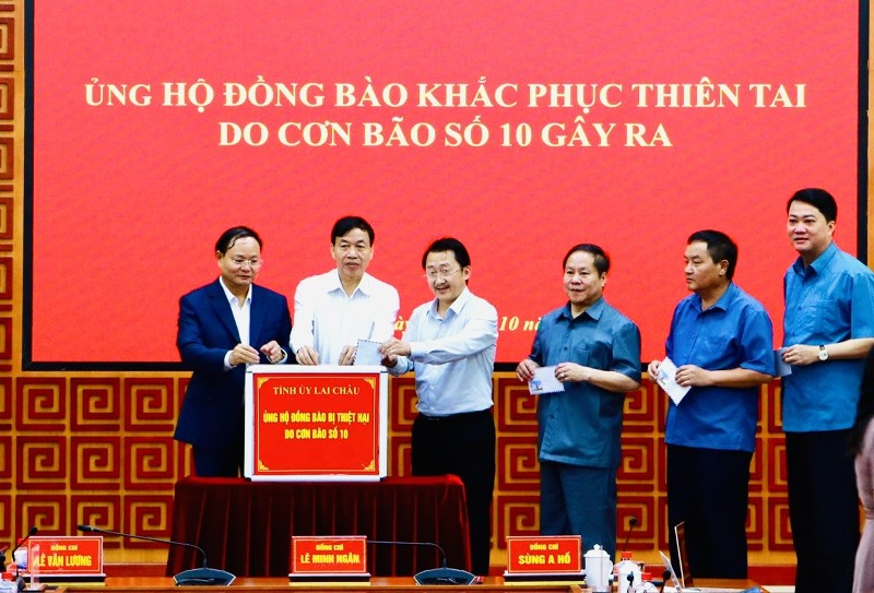 Lai Châu hoàn thành phân bổ 5.819.645.000 đồng hỗ trợ các tỉnh bị ảnh hưởng bởi thiên tai, mưa lũ