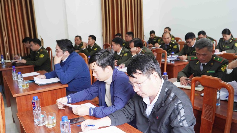 Tổng kết hoạt động của lực lượng kiểm lâm Nậm Nhùn năm 2025