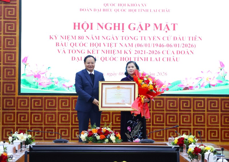 Hội nghị gặp mặt kỷ niệm 80 năm Ngày Tổng tuyển cử đầu tiên bầu Quốc hội Việt Nam (6/1/1946-6/1/2026) và Tổng kết nhiệm kỳ 2021-2026
