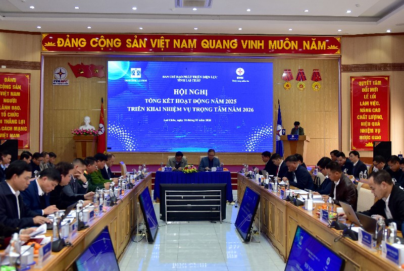 Tổng kết hoạt động Ban Chỉ đạo phát triển Điện lực tỉnh Lai Châu năm 2025