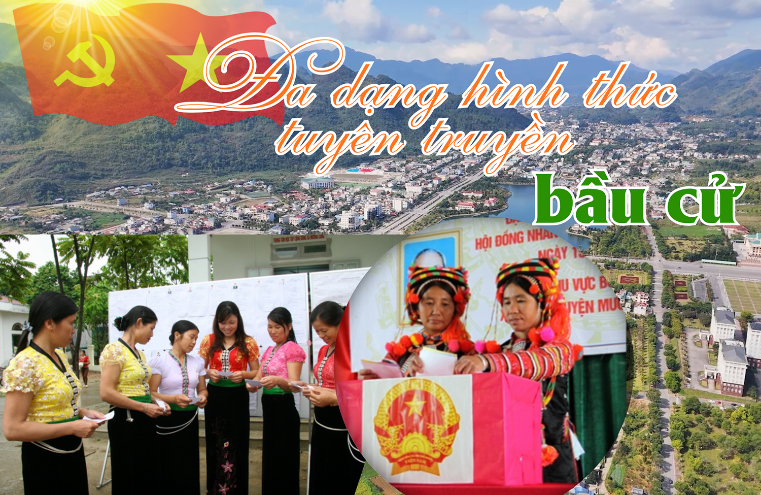 Đa dạng hình thức tuyên truyền bầu cử