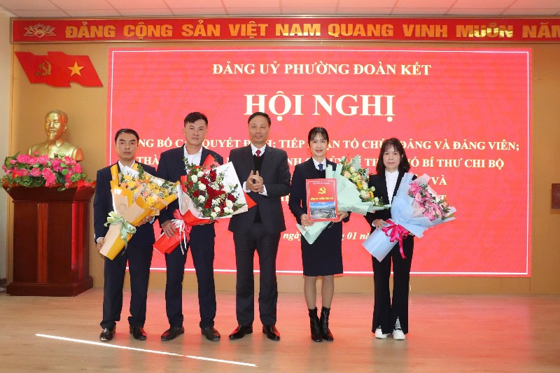 Phường Đoàn Kết tổ chức các Hội nghị công bố Quyết định 