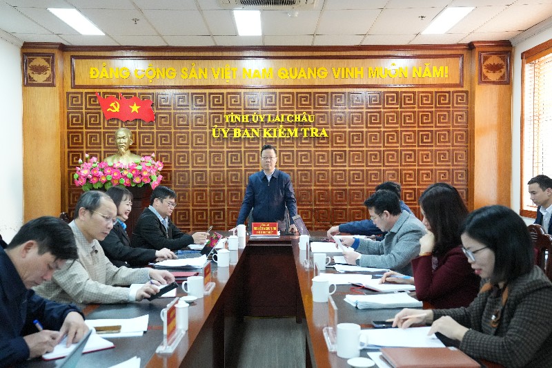 Ủy ban Kiểm tra Tỉnh ủy họp Kỳ thứ tư