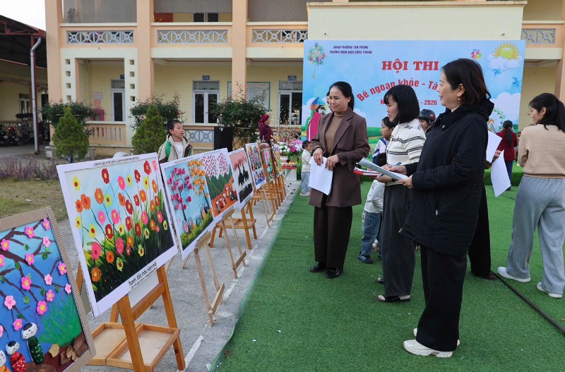 Sôi nổi Hội thi “Bé ngoan khỏe, tài năng”