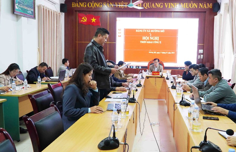 Xã Mường Mô: Tổng kết tình hình thực hiện Nghị quyết số 57-NQ/TW năm 2025