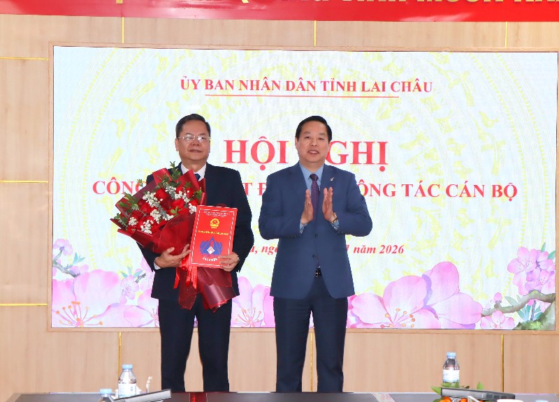 Đồng chí Dương Đình Đức giữ chức Giám đốc Sở Khoa học và Công nghệ tỉnh Lai Châu