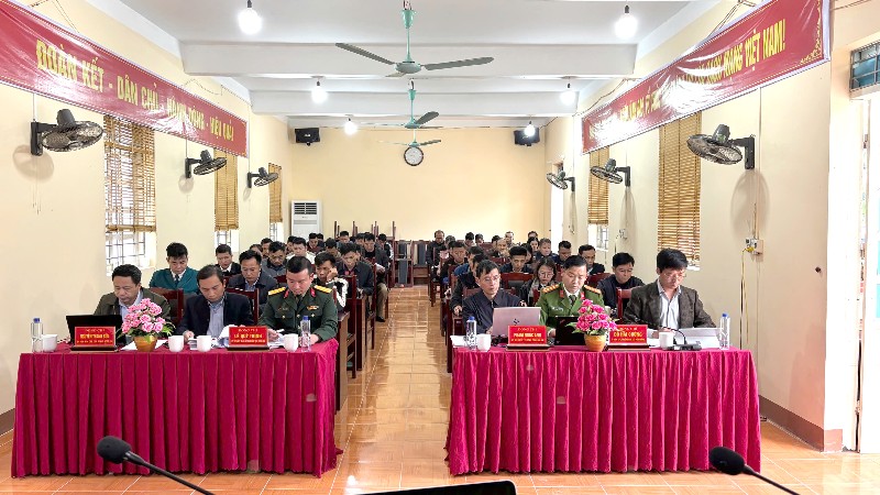 Đảng ủy xã Khoen On triển khai nhiệm vụ năm 2026