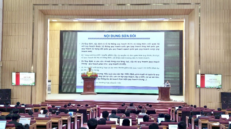 Tập huấn chuyên sâu Luật Quy hoạch đô thị và nông thôn cho cán bộ cơ sở