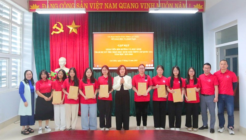 Lai Châu có 20 học sinh đạt giải tại Kỳ thi chọn học sinh giỏi Quốc gia