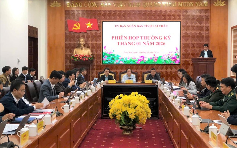 UBND tỉnh: Phiên họp thường kỳ tháng 1/2026