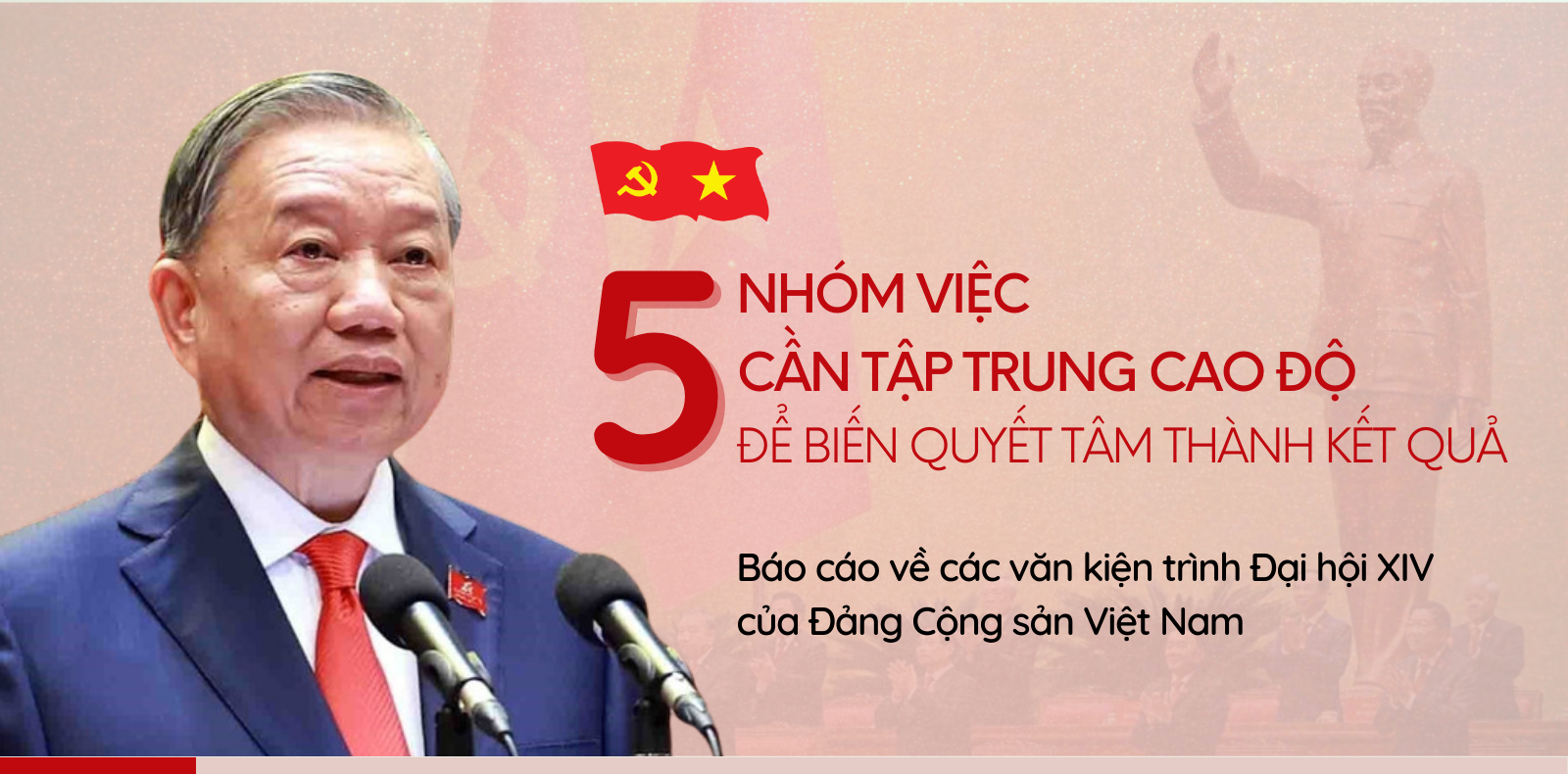 [Infographic] Năm nhóm việc cần tập trung cao độ để biến quyết tâm thành kết quả
