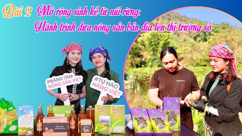 Bài 2:  Mở rộng sinh kế từ núi rừng: Hành trình đưa nông sản bản địa lên thị trường số