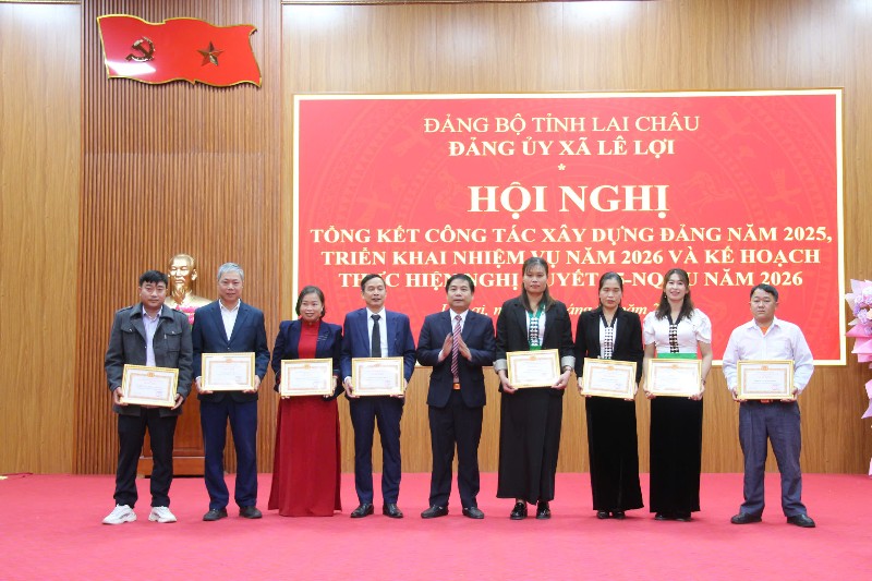 Hội nghị tổng kết công tác xây dựng Đảng năm 2025 xã Lê Lợi