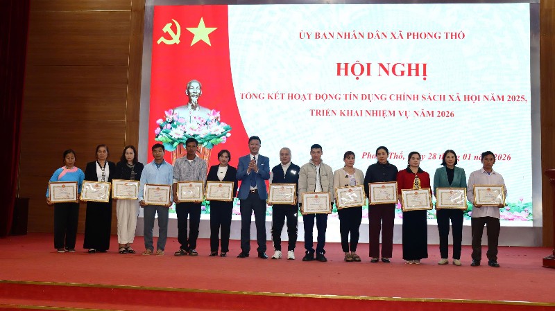 UBND xã Phong Thổ: Triển khai nhiệm vụ công tác tín dụng chính sách năm 2026