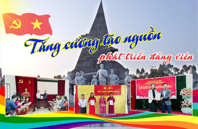 Tăng cường tạo nguồn, phát triển đảng viên 