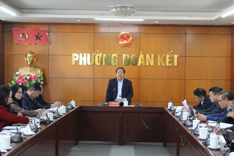 Phó Chủ tịch Thường trực UBND tỉnh Tống Thanh Hải kiểm tra công tác chuẩn bị bầu cử tại phường Đoàn Kết