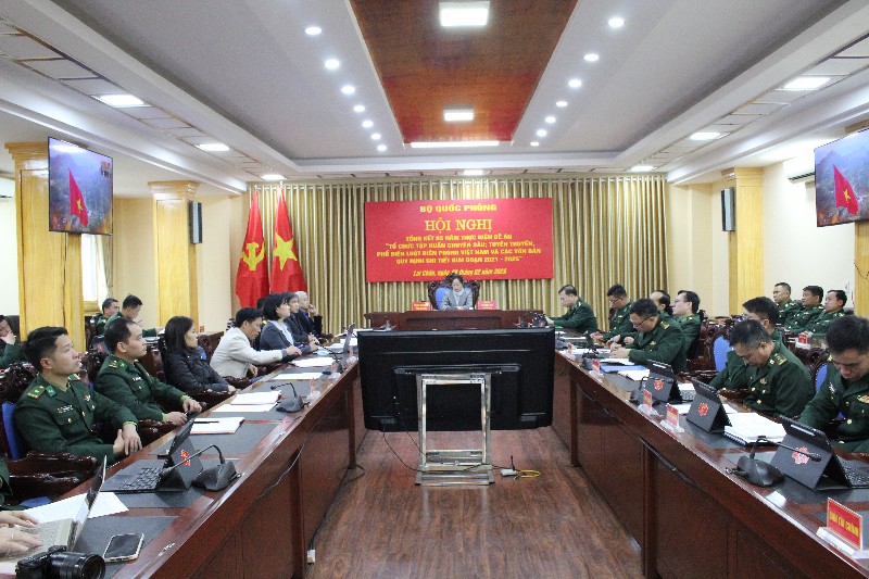 Tổng kết 5 năm thực hiện Đề án phổ biến Luật Biên phòng Việt Nam