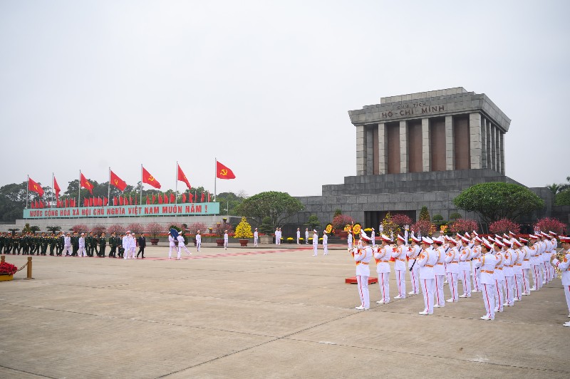 Lãnh đạo Đảng, Nhà nước vào Lăng viếng Chủ tịch Hồ Chí Minh nhân dịp Tết Nguyên đán Bính Ngọ