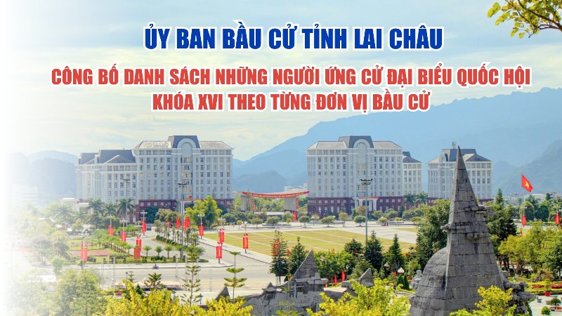 Công bố danh sách những người ứng cử đại biểu Quốc hội khóa XVI theo từng đơn vị bầu cử
