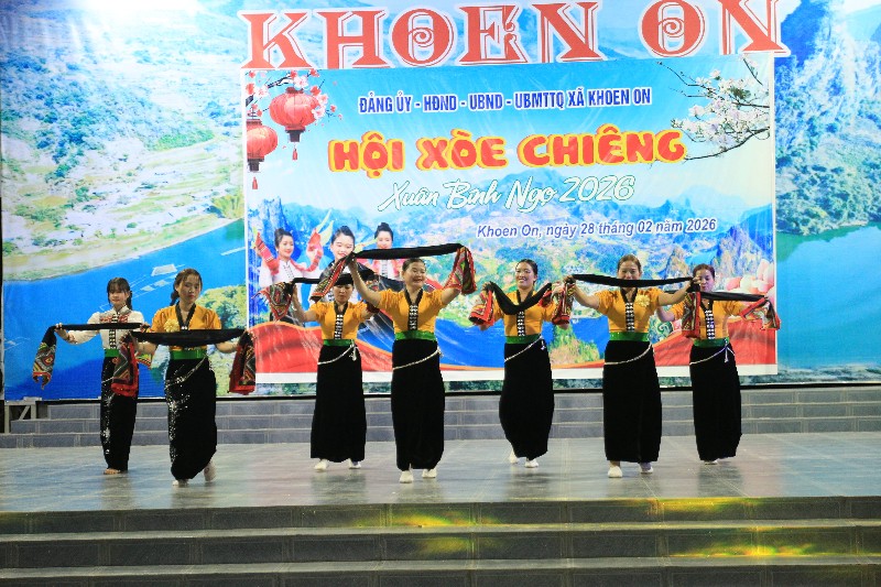 Đặc sắc Lễ hội Xòe chiêng xã Khoen On năm 2026