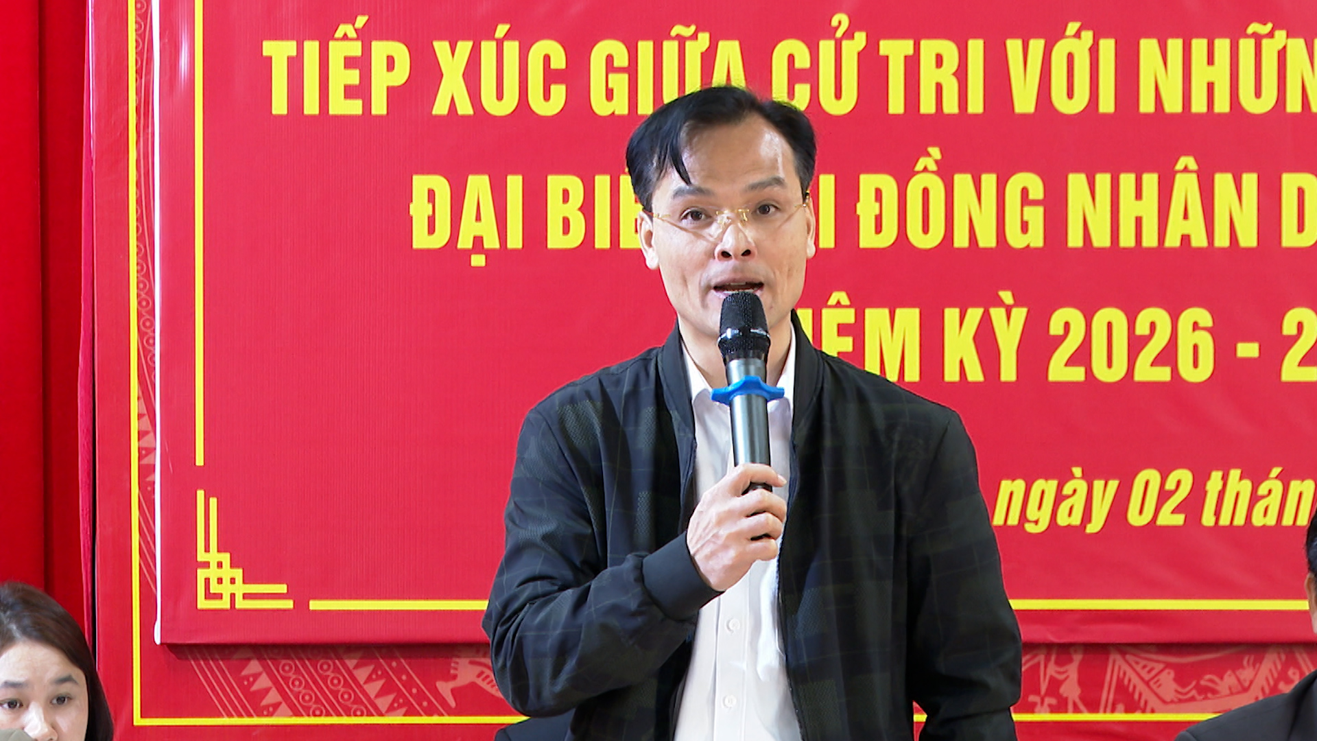 Ông Phạm Ngọc Đang - Phó Chủ tịch Liên đoàn Lao động tỉnh phát biểu tại Hội nghị