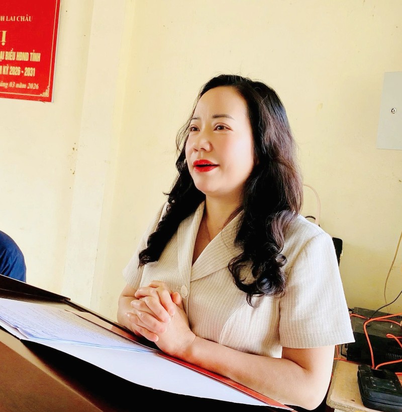 Hội nghị tiếp xúc cử tri với những người ứng cử đại biểu HĐND các cấp tại đơn vị bầu cử số 6, xã Mường Kim